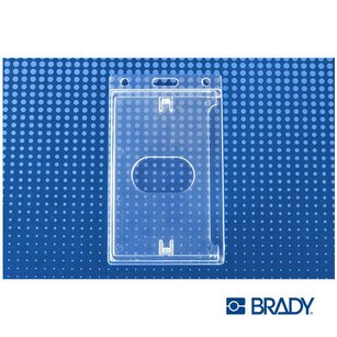 brady 726-csn rigid id card holder